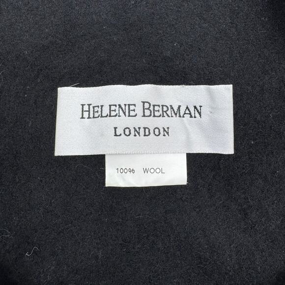 Vintage HELENE BERMAN Wool Beret with Zipper Flowers - Picture 5 of 5